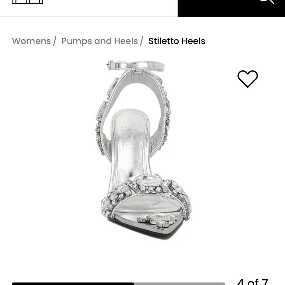 Jewelled heels NWT in box - Picture 12 of 14